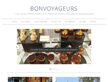 Tablet Screenshot of bonvoyageurs.com